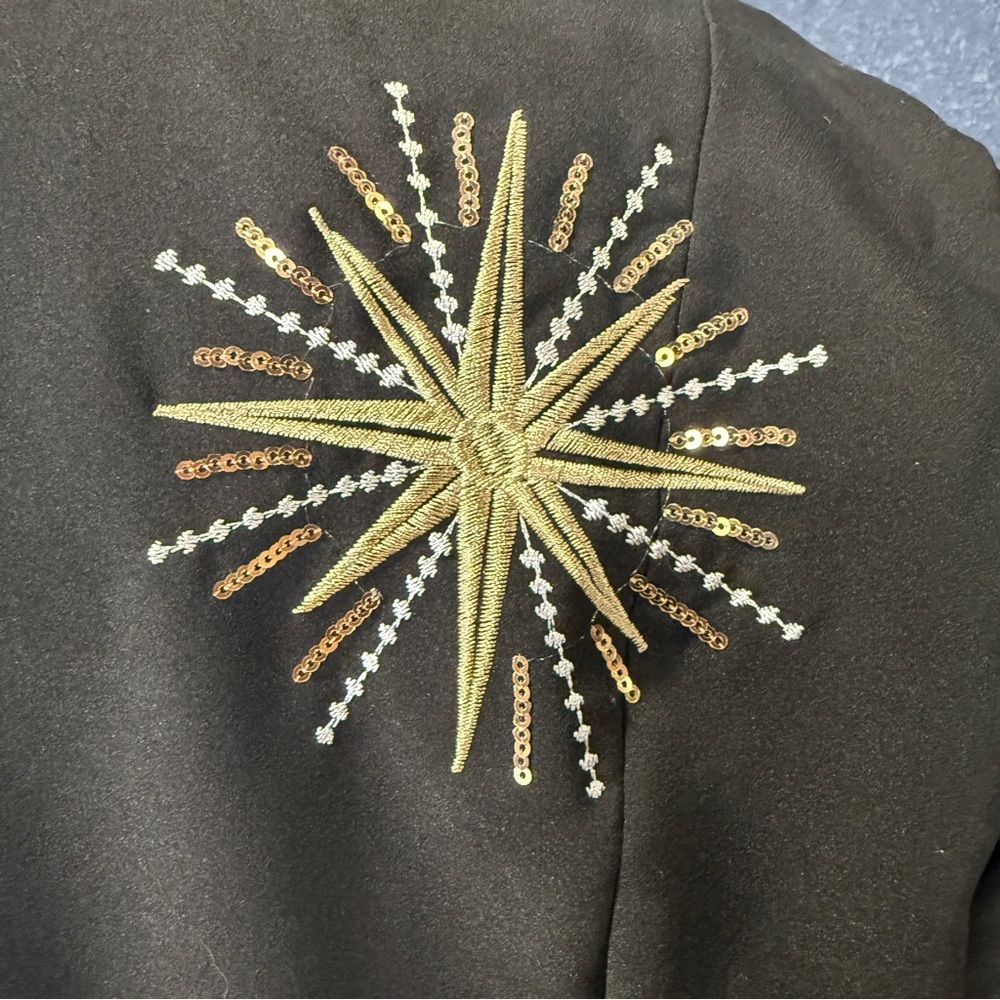 Studio Refined by Torrid Embellished Blazer, Hearts, Stars, & Skull, Size 1X - Picture 6 of 11